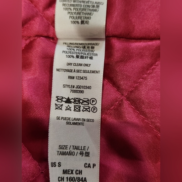 Juicy Couture Black Tweed Moto Jacket with Gold Zippers And Pink Quilted Lining. - Picture 13 of 15